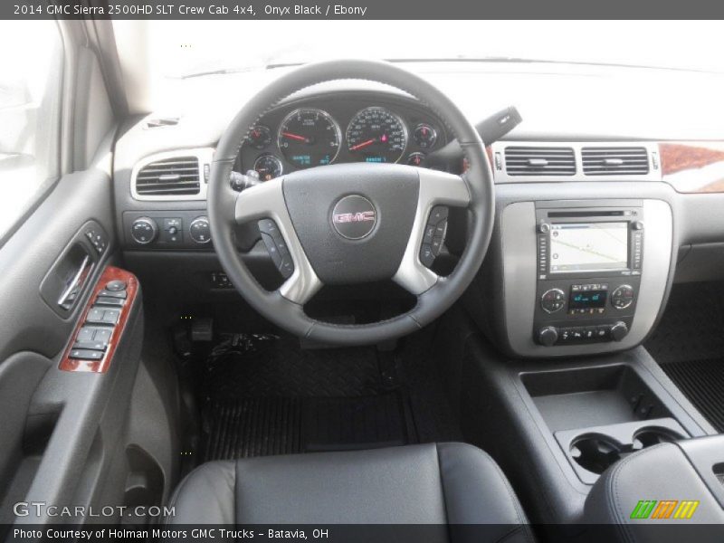 Onyx Black / Ebony 2014 GMC Sierra 2500HD SLT Crew Cab 4x4