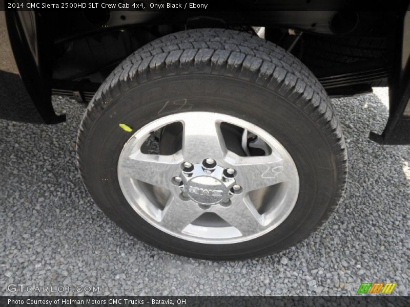 Onyx Black / Ebony 2014 GMC Sierra 2500HD SLT Crew Cab 4x4