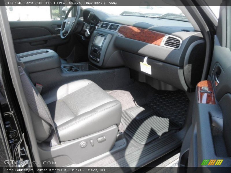 Onyx Black / Ebony 2014 GMC Sierra 2500HD SLT Crew Cab 4x4