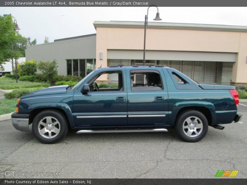 Bermuda Blue Metallic / Gray/Dark Charcoal 2005 Chevrolet Avalanche LT 4x4