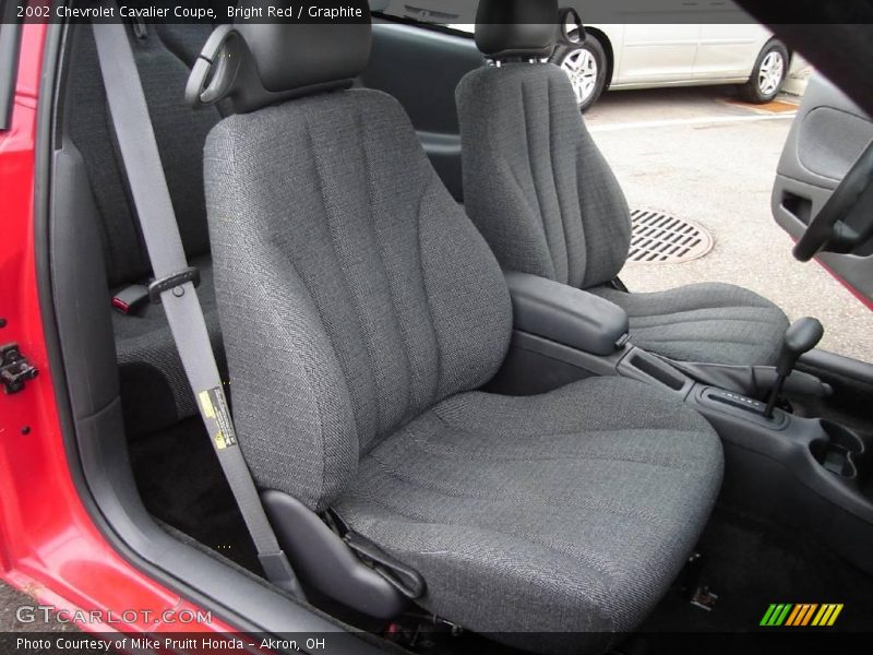 Bright Red / Graphite 2002 Chevrolet Cavalier Coupe