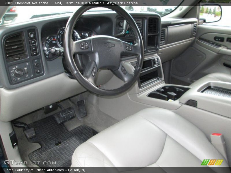 Bermuda Blue Metallic / Gray/Dark Charcoal 2005 Chevrolet Avalanche LT 4x4