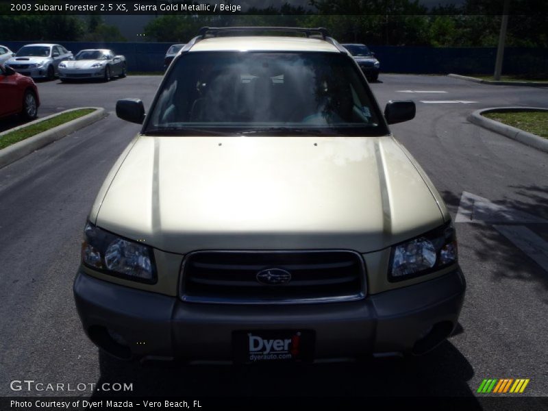 Sierra Gold Metallic / Beige 2003 Subaru Forester 2.5 XS