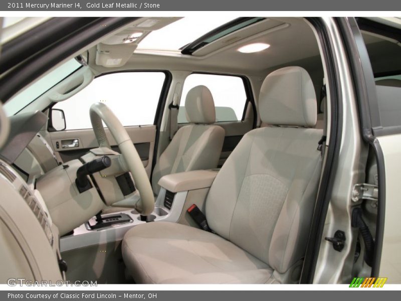 Front Seat of 2011 Mariner I4
