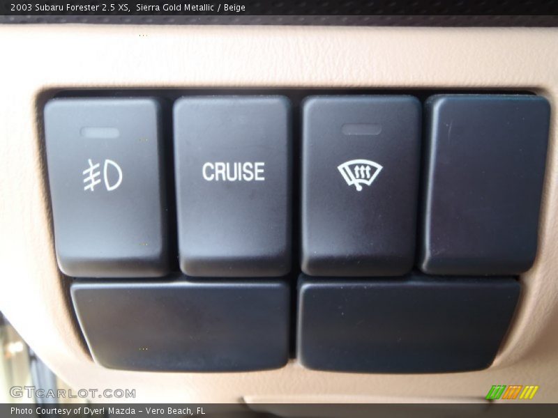 Controls of 2003 Forester 2.5 XS