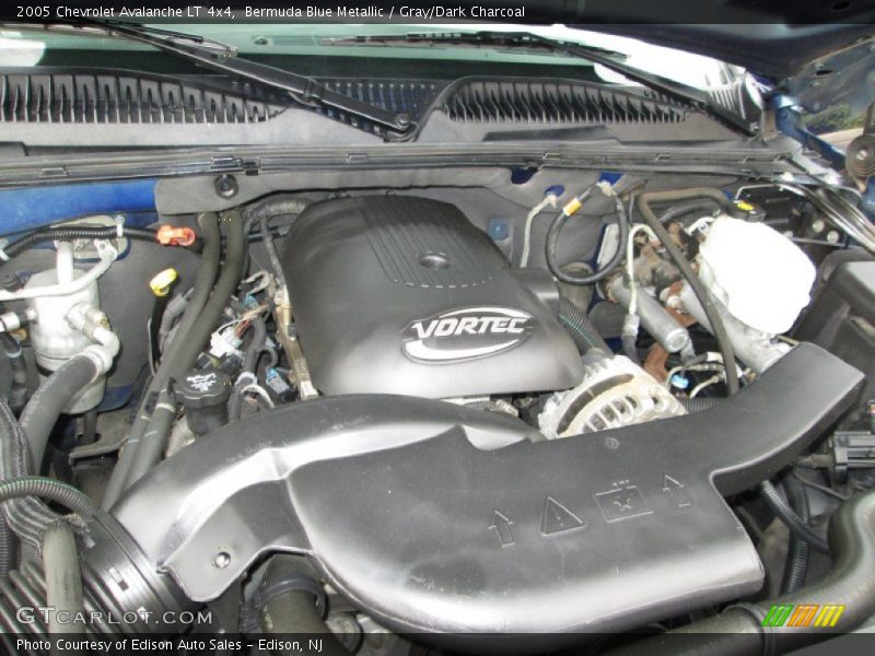 Bermuda Blue Metallic / Gray/Dark Charcoal 2005 Chevrolet Avalanche LT 4x4