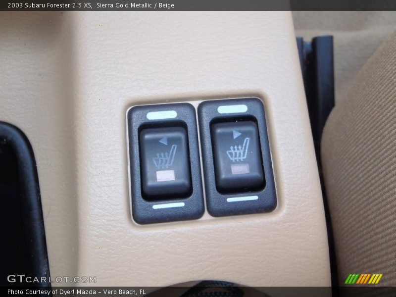 Controls of 2003 Forester 2.5 XS