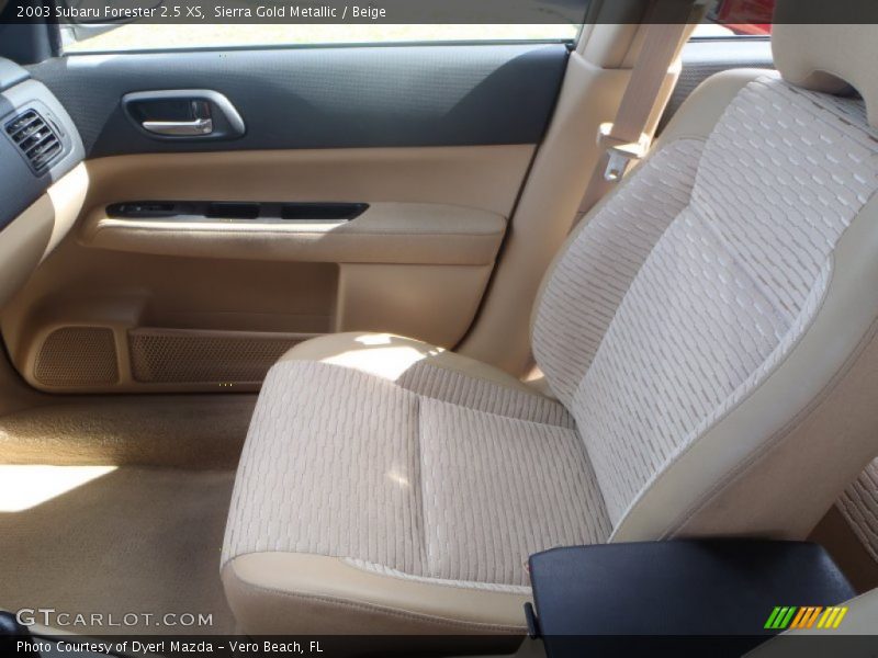 Front Seat of 2003 Forester 2.5 XS
