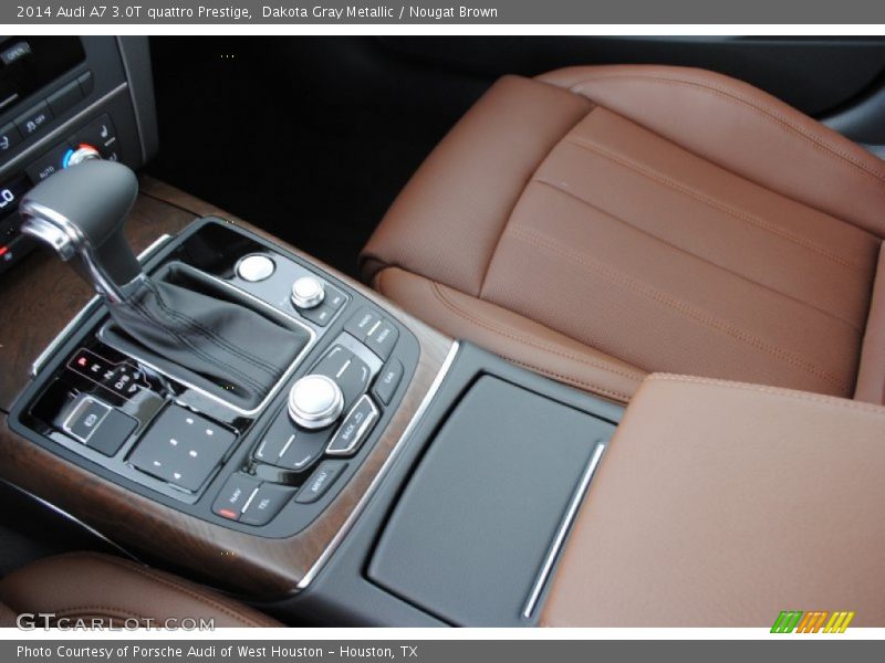 Dakota Gray Metallic / Nougat Brown 2014 Audi A7 3.0T quattro Prestige