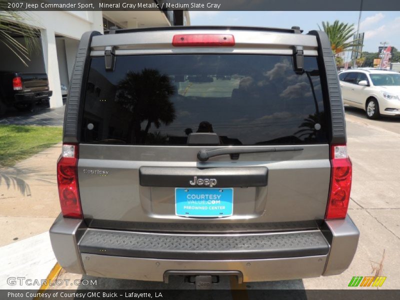 Mineral Gray Metallic / Medium Slate Gray 2007 Jeep Commander Sport