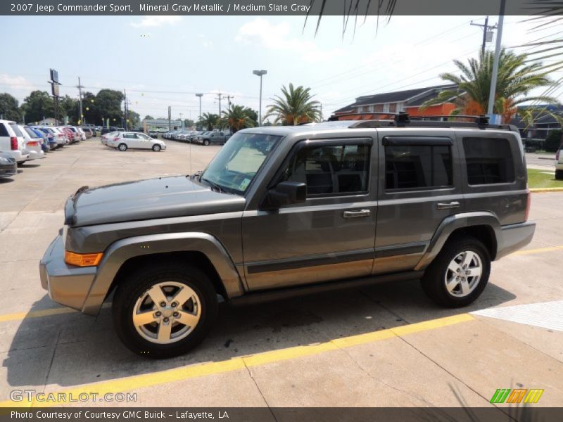 Mineral Gray Metallic / Medium Slate Gray 2007 Jeep Commander Sport