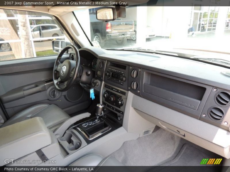 Mineral Gray Metallic / Medium Slate Gray 2007 Jeep Commander Sport