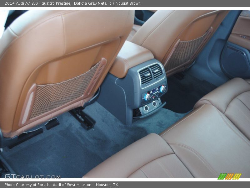 Dakota Gray Metallic / Nougat Brown 2014 Audi A7 3.0T quattro Prestige