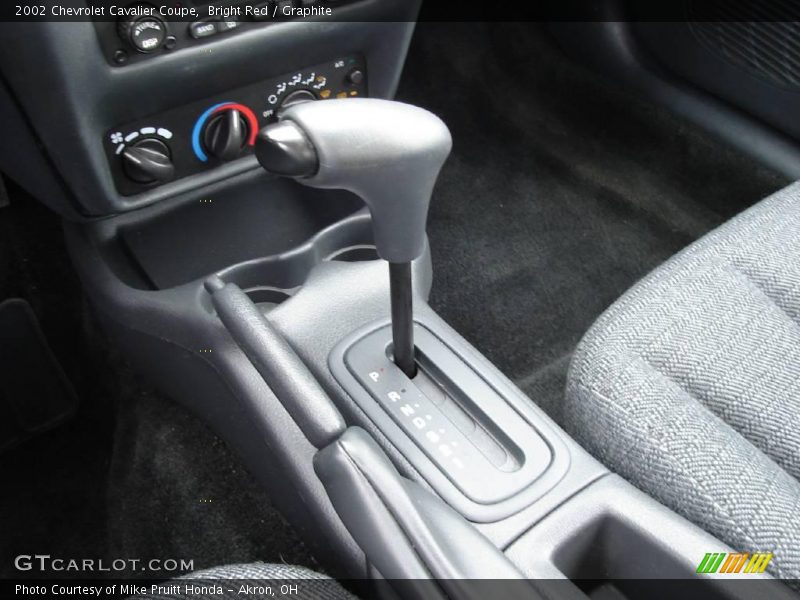 Bright Red / Graphite 2002 Chevrolet Cavalier Coupe