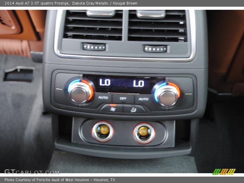 Dakota Gray Metallic / Nougat Brown 2014 Audi A7 3.0T quattro Prestige