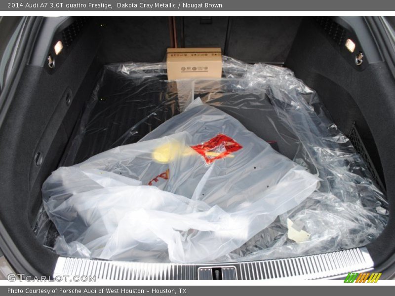 Dakota Gray Metallic / Nougat Brown 2014 Audi A7 3.0T quattro Prestige