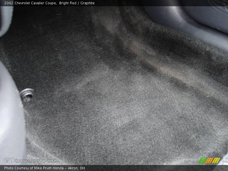 Bright Red / Graphite 2002 Chevrolet Cavalier Coupe