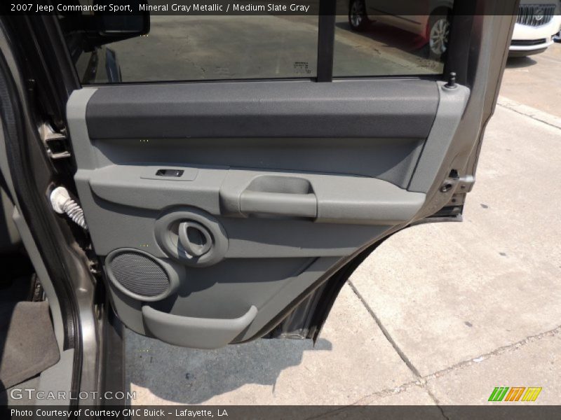 Mineral Gray Metallic / Medium Slate Gray 2007 Jeep Commander Sport