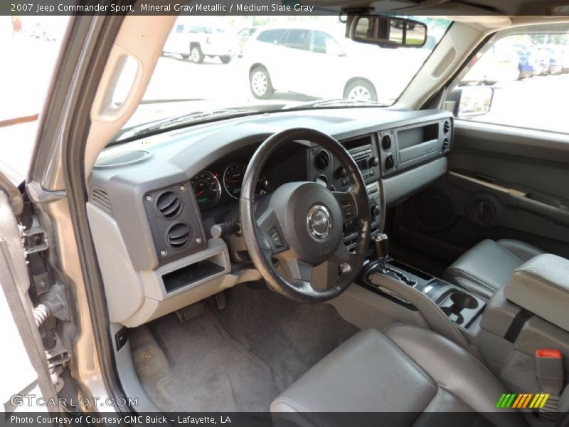 Mineral Gray Metallic / Medium Slate Gray 2007 Jeep Commander Sport