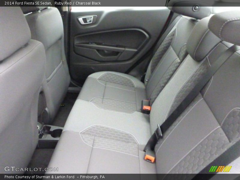 Ruby Red / Charcoal Black 2014 Ford Fiesta SE Sedan