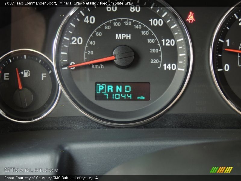 Mineral Gray Metallic / Medium Slate Gray 2007 Jeep Commander Sport