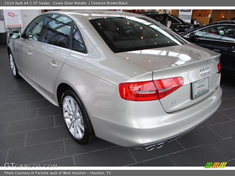 Cuvee Silver Metallic / Chestnut Brown/Black 2014 Audi A4 2.0T Sedan