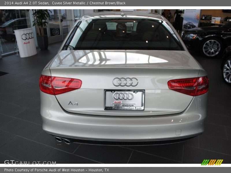 Cuvee Silver Metallic / Chestnut Brown/Black 2014 Audi A4 2.0T Sedan