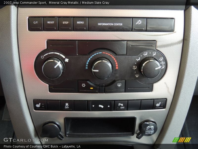 Mineral Gray Metallic / Medium Slate Gray 2007 Jeep Commander Sport