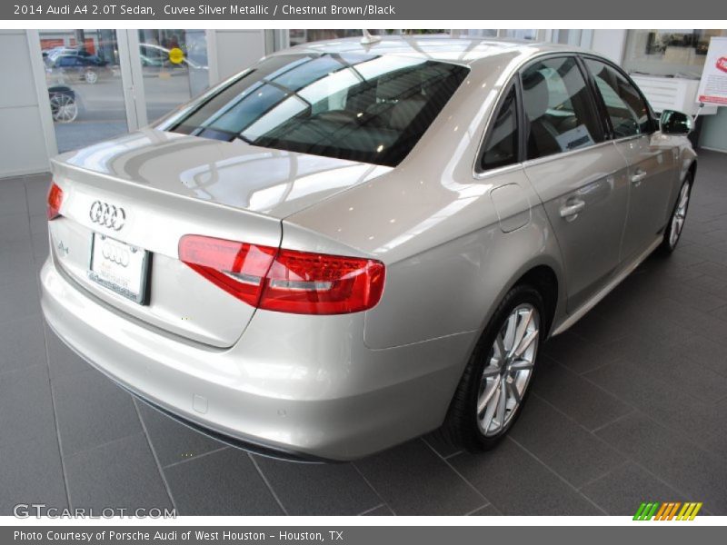 Cuvee Silver Metallic / Chestnut Brown/Black 2014 Audi A4 2.0T Sedan