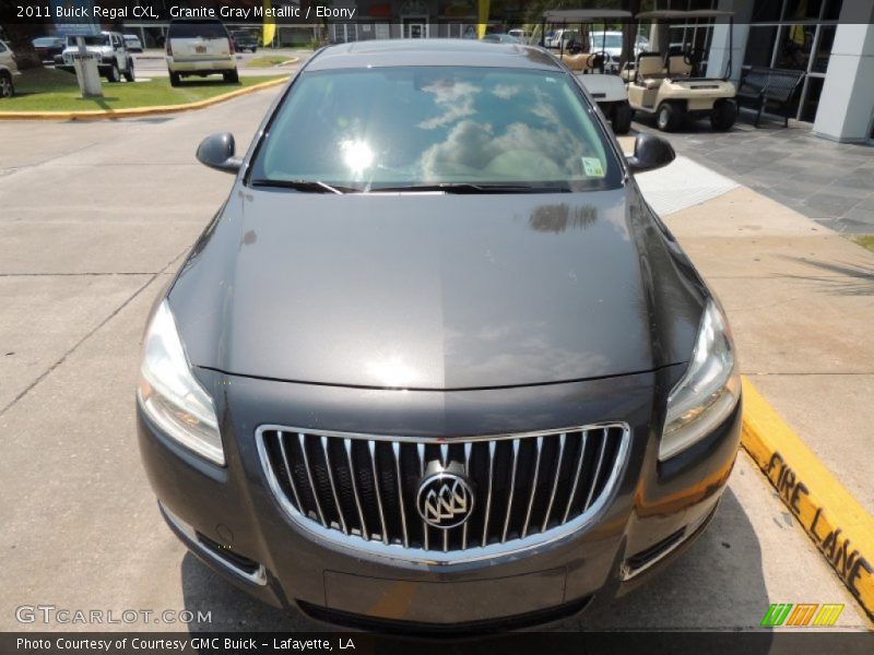 Granite Gray Metallic / Ebony 2011 Buick Regal CXL