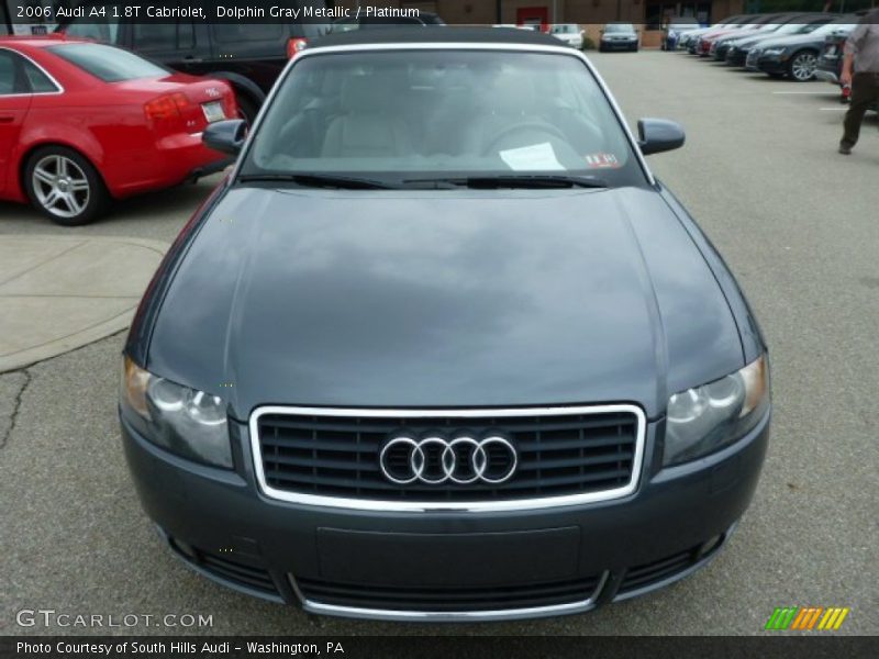 Dolphin Gray Metallic / Platinum 2006 Audi A4 1.8T Cabriolet