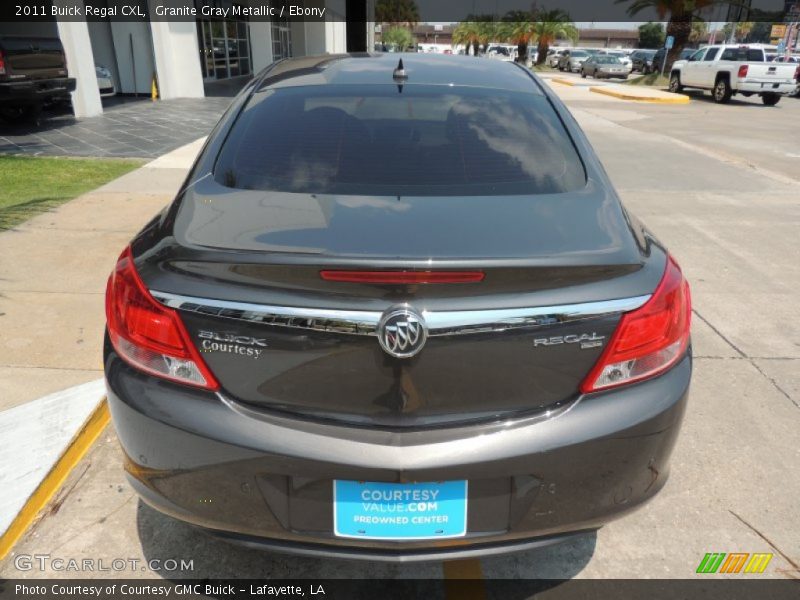 Granite Gray Metallic / Ebony 2011 Buick Regal CXL