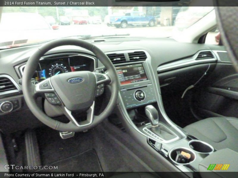 Dashboard of 2014 Fusion Titanium
