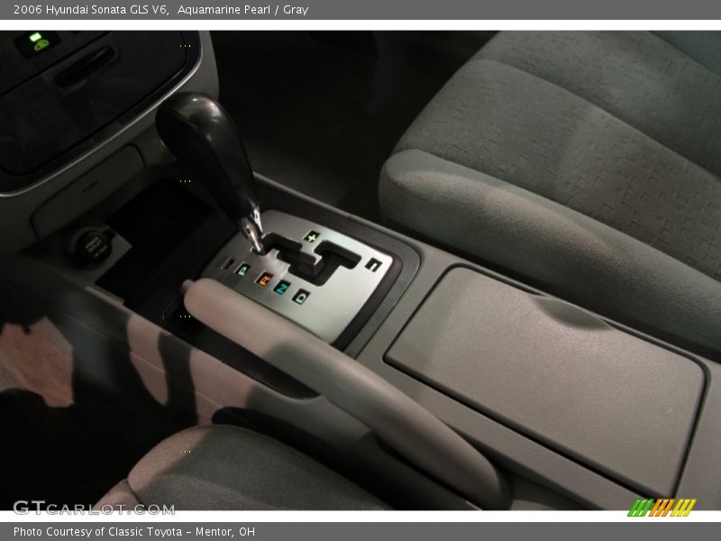 Aquamarine Pearl / Gray 2006 Hyundai Sonata GLS V6