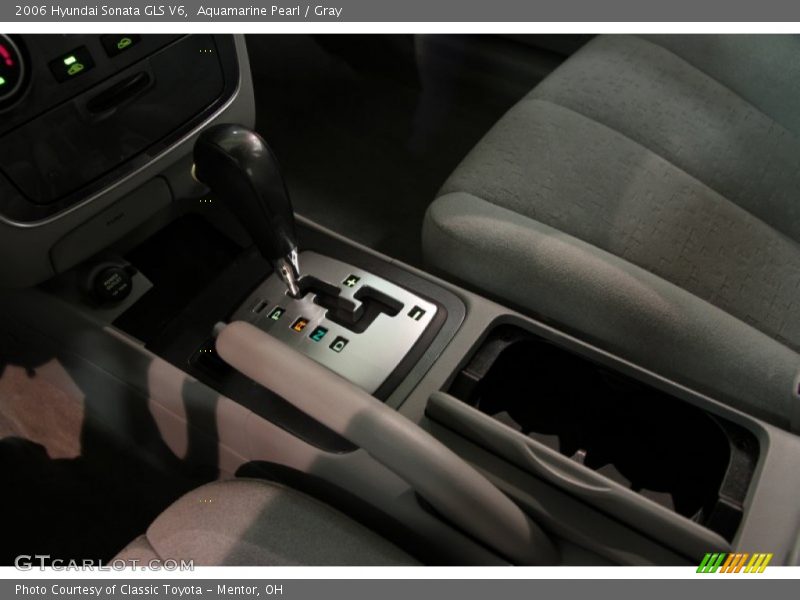 Aquamarine Pearl / Gray 2006 Hyundai Sonata GLS V6