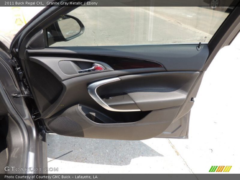 Granite Gray Metallic / Ebony 2011 Buick Regal CXL