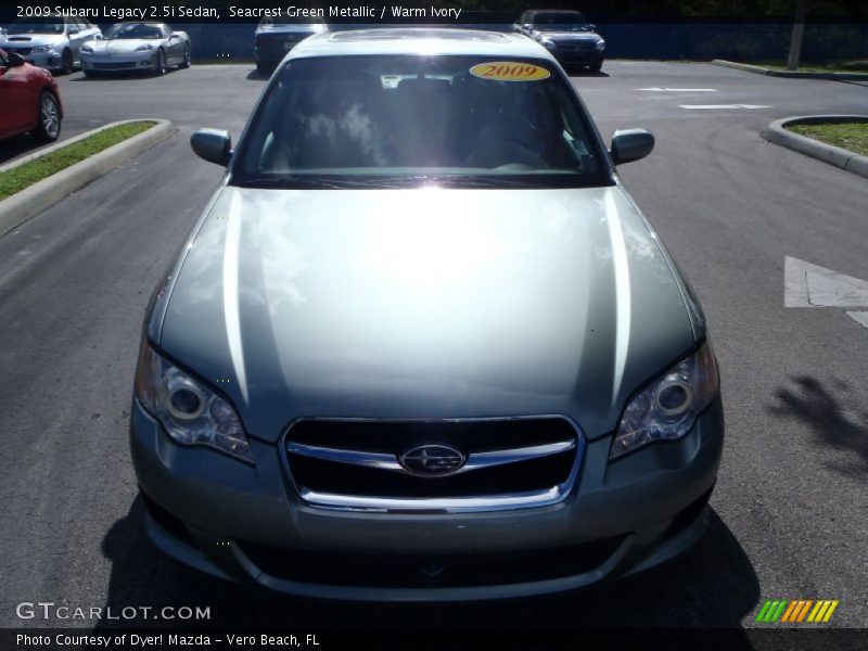 Seacrest Green Metallic / Warm Ivory 2009 Subaru Legacy 2.5i Sedan