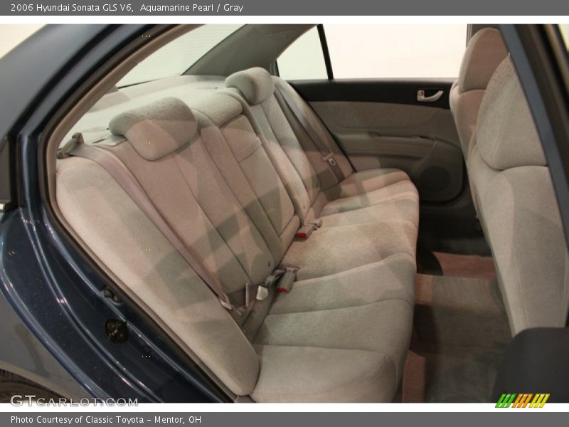 Aquamarine Pearl / Gray 2006 Hyundai Sonata GLS V6