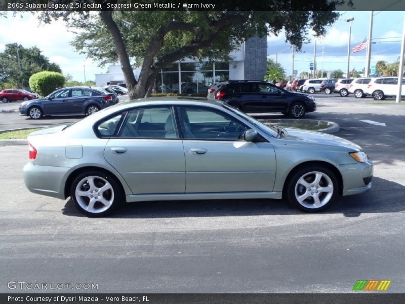 Seacrest Green Metallic / Warm Ivory 2009 Subaru Legacy 2.5i Sedan
