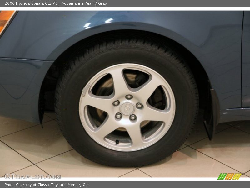 Aquamarine Pearl / Gray 2006 Hyundai Sonata GLS V6