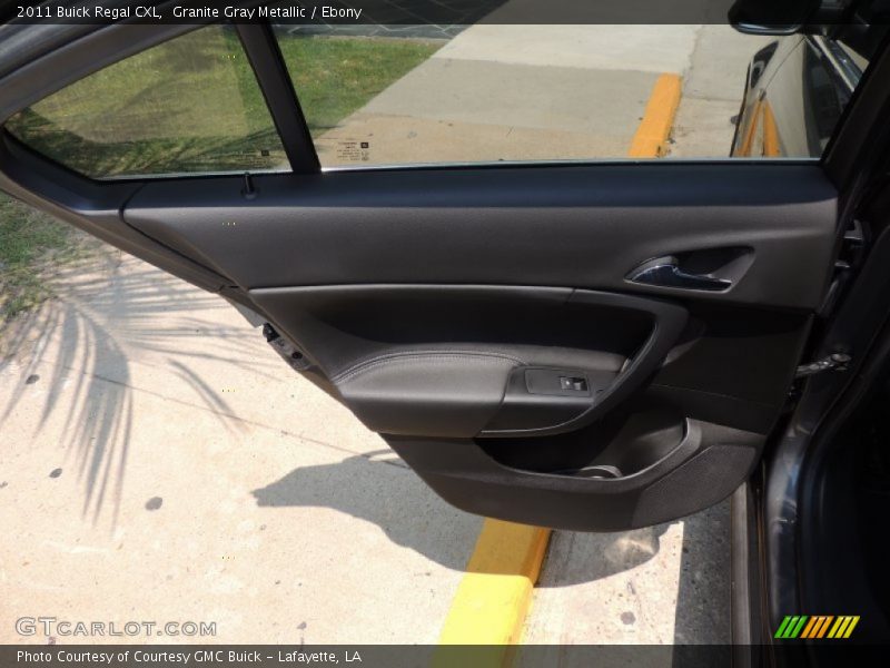 Granite Gray Metallic / Ebony 2011 Buick Regal CXL