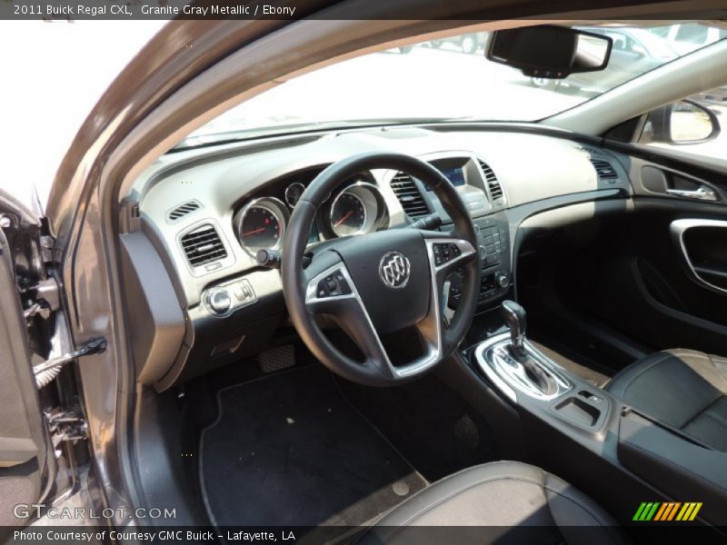 Granite Gray Metallic / Ebony 2011 Buick Regal CXL