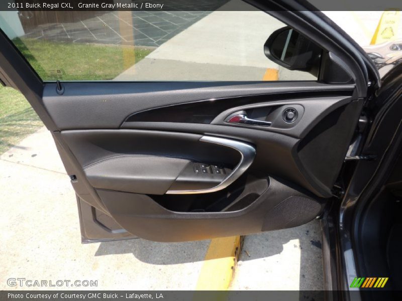 Granite Gray Metallic / Ebony 2011 Buick Regal CXL