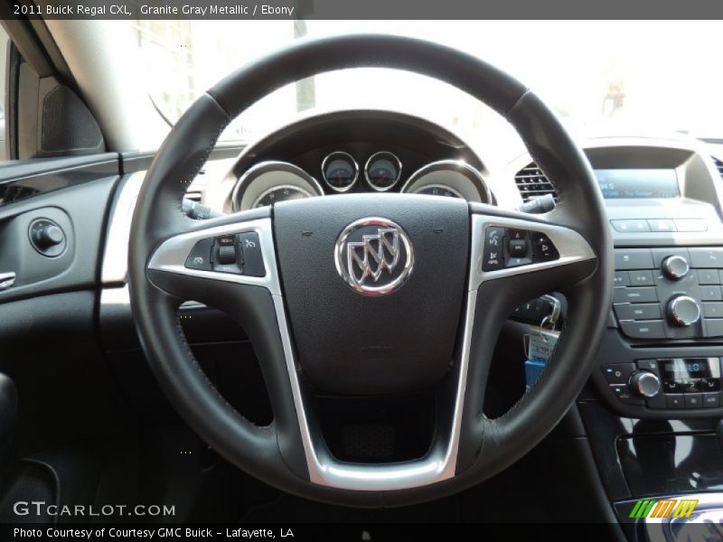 Granite Gray Metallic / Ebony 2011 Buick Regal CXL