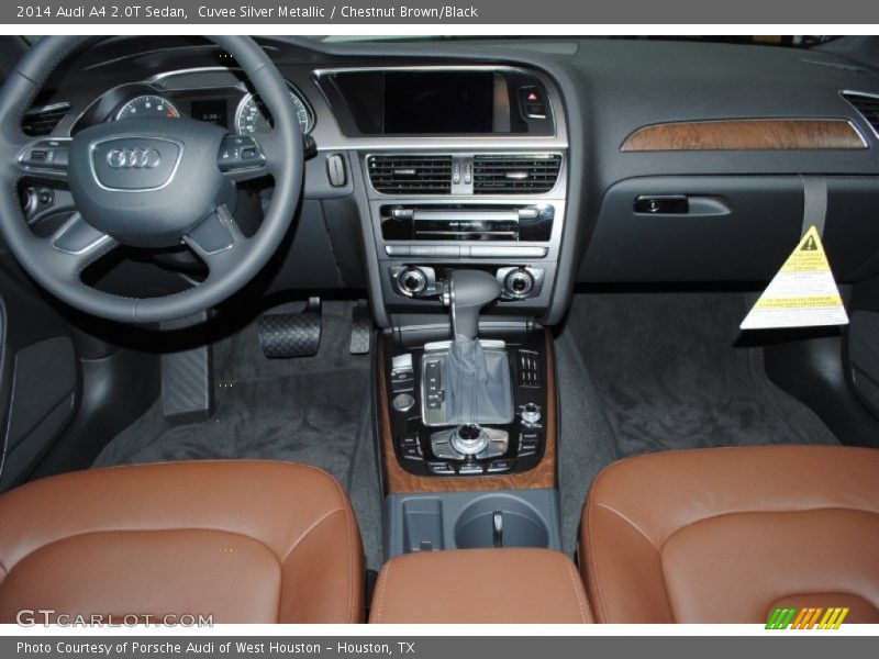 Cuvee Silver Metallic / Chestnut Brown/Black 2014 Audi A4 2.0T Sedan