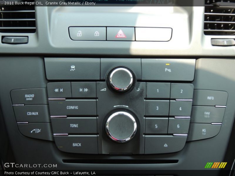 Granite Gray Metallic / Ebony 2011 Buick Regal CXL
