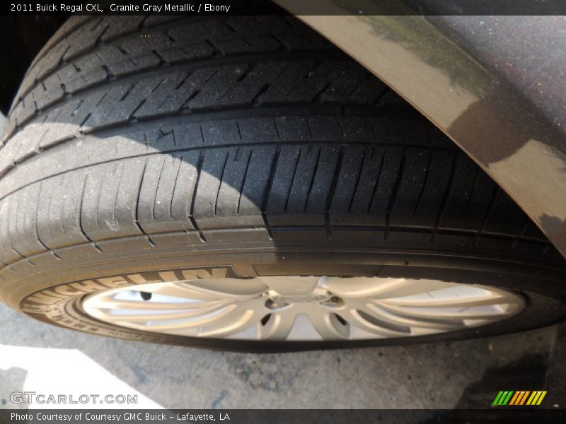 Granite Gray Metallic / Ebony 2011 Buick Regal CXL