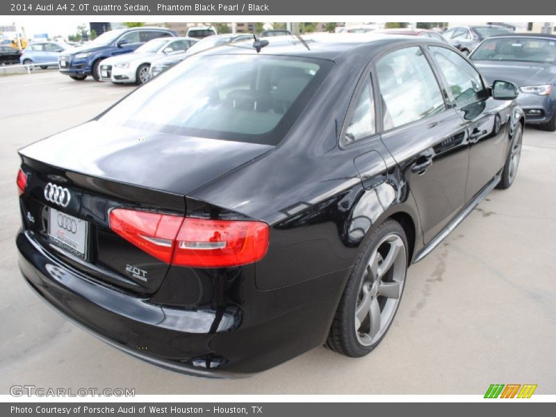 Phantom Black Pearl / Black 2014 Audi A4 2.0T quattro Sedan