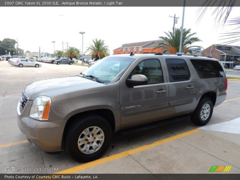 Antique Bronze Metallic / Light Tan 2007 GMC Yukon XL 1500 SLE