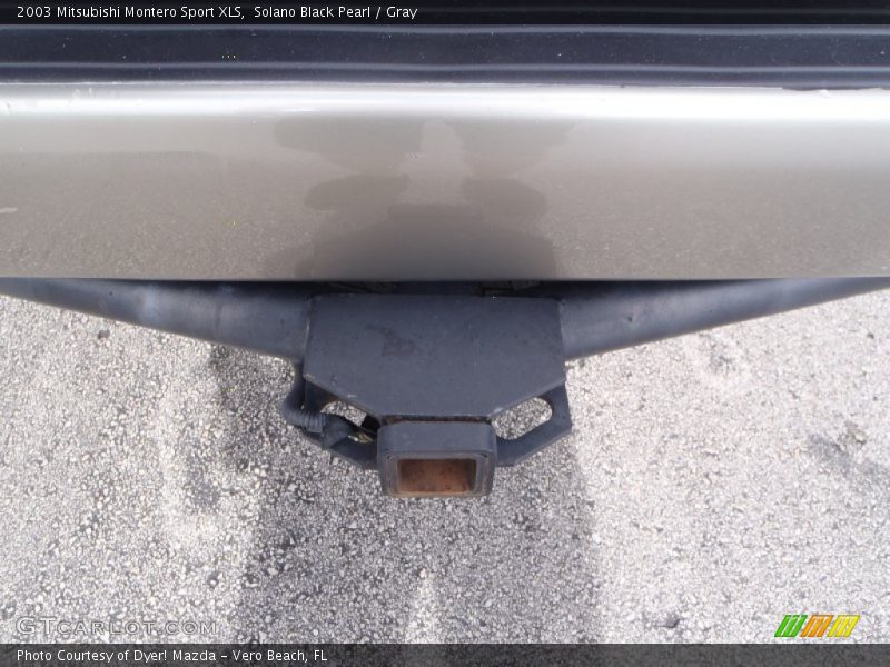 Solano Black Pearl / Gray 2003 Mitsubishi Montero Sport XLS